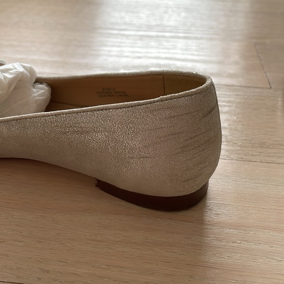 COPY - JCrew Cleo Metallic suede loafers size 6 - Picture 4 of 5